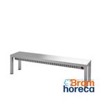 RVS etagère | Halogeen verwarmd | 1 niveau | 1200x300x350 mm, Verzenden, Nieuw