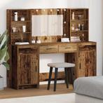 vidaXL Kaptafelset 3 pcs Oud hout 78.5 x 41 x 135 cm Bewerkt, Huis en Inrichting, Tafels | Kaptafels, Verzenden, Nieuw