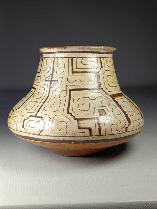 Vaas - Terracotta - Shipibo-Conibo, Antiek en Kunst, Kunst | Niet-Westerse kunst