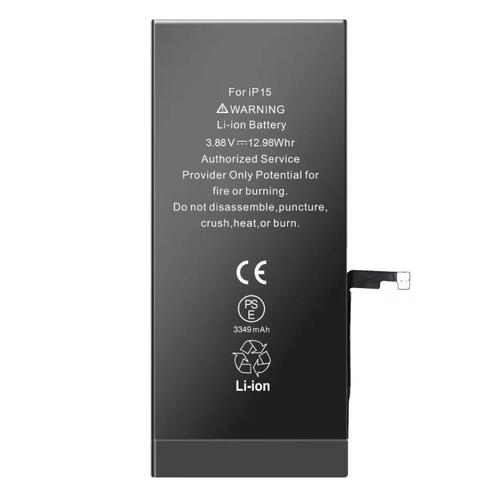 iPhone 15 Batterij/Accu AAA+ Kwaliteit, Telecommunicatie, Mobiele telefoons | Toebehoren en Onderdelen, Nieuw, Verzenden
