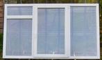 pvc raam , chassis , venster 235 x 137 wit / grijs aluminium, Doe-het-zelf en Bouw, Raamkozijnen en Schuifdeuren, Kunststof, Nieuw