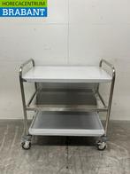RVS Saro Serveerwagen 3 lagen 86 cm Horeca, Ophalen of Verzenden, Nieuw in verpakking