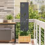 vidaXL Tuindecoratief paneel Antraciet 32 x 140 cm, Verzamelen, Verzenden, Nieuw