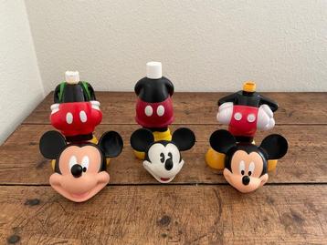 Disney - Figurine - Drie kleurrijke Mickey Mouse (Shampoo)