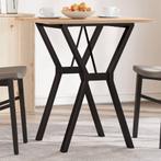 vidaXL Eettafel Y-frame 60x60x75 cm massief grenenhout en, Huis en Inrichting, Tafels | Eettafels, Verzenden, Nieuw