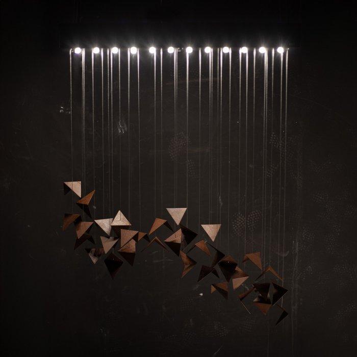 Gie El - Kroonluchter - Staal - VILINE rust LGH0841, Antiquités & Art, Art | Objets design