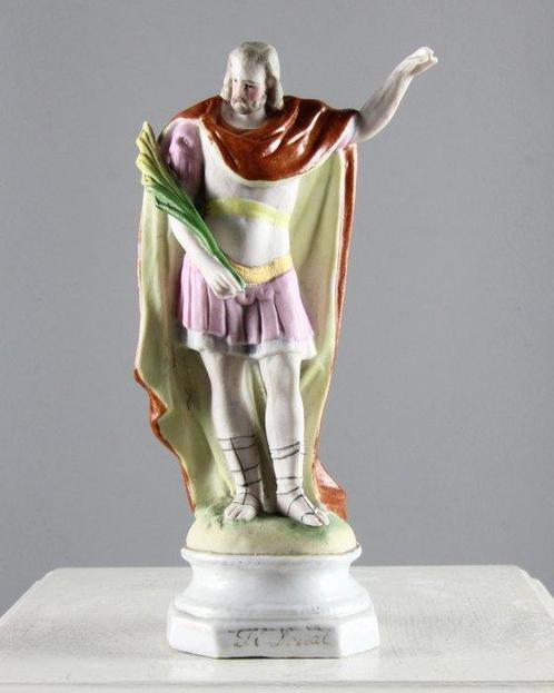 Andenne - Figurine - Sint Donatus - Biscuit de porcelaine, Antiek en Kunst, Kunst | Niet-Westerse kunst