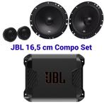 JBL 2 kanaals A652 versterker + JBL Compo set, Front, Rear of Stereo speakers, Ophalen of Verzenden
