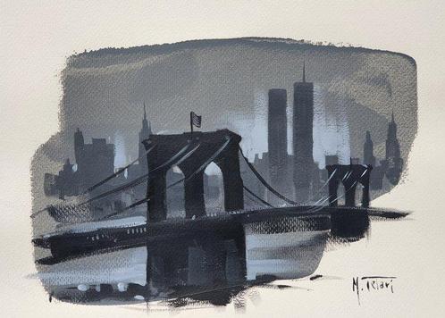 Michele Telari - New York 90, Antiek en Kunst, Kunst | Schilderijen | Modern