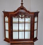 Vitrinekast - Hout mahony - Wand vitrine kastje