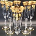 Artemisia - Champagne fluitje (6) - Cordis - Kristal, Antiek en Kunst