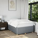 vidaXL Bedframe zonder matras 120x190 cm stof lichtgrijs, Verzenden, Nieuw
