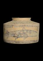 Indus Vallei Terracotta Terracotta vaas met polychromisch
