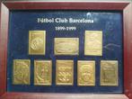 FC Barcelona - Collectie zegelstempels goud 24k, Verzamelen, Nieuw
