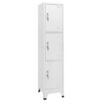 vidaXL Armoire à casier avec 3 compartiments 38x45x180, Maison & Meubles, Verzenden, Neuf