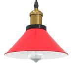 vidaXL Hanglamp in hoogte verstelbaar E27 Ø22 cm metaal, Verzenden, Nieuw
