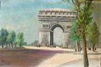 Albert Muret (1874-1955) - Paris: l’Arc de Triomphe, Antiquités & Art, Art | Peinture | Classique