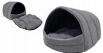 Hondenmand - hondencave - 45x49x36 cm - donkergrijs, Ophalen of Verzenden, Nieuw
