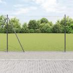 vidaXL Hexagoon Omheining Grijs 1.4x100 m Staal, Tuin en Terras, Verzenden, Nieuw