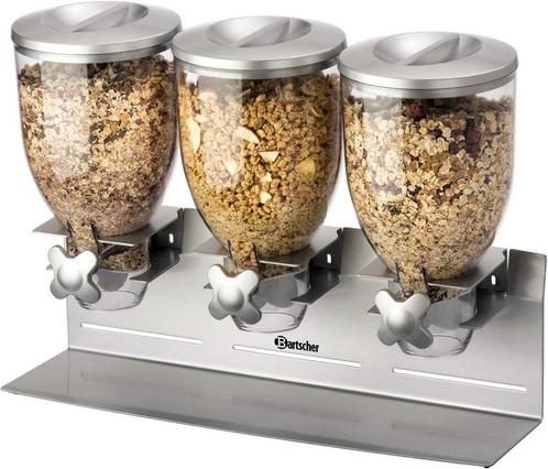Ontbijtgranendispenser 3-voudig 3x 3,5L | Geschikt voor, Zakelijke goederen, Horeca | Keukenapparatuur, Nieuw in verpakking, Verzenden
