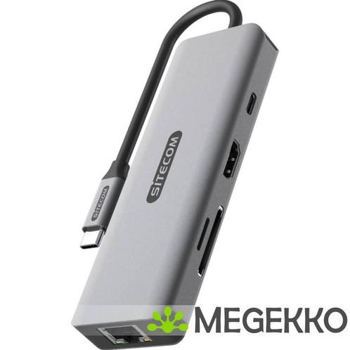 Sitecom 8 in 1 USB-C Power Delivery Multiport Adapter, Computers en Software, Overige Computers en Software, Nieuw, Verzenden