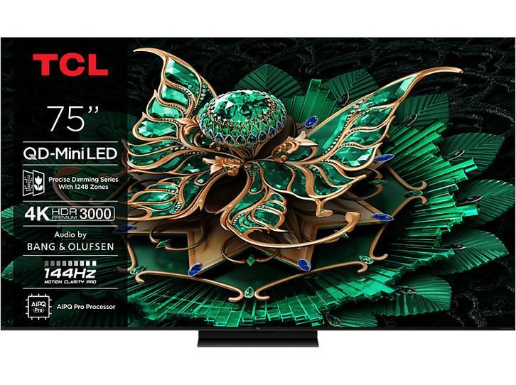 Tcl -   Qd-miniled Google Tv 75 (2025) - Zwart, TV, Hi-fi & Vidéo, Télévisions, Envoi