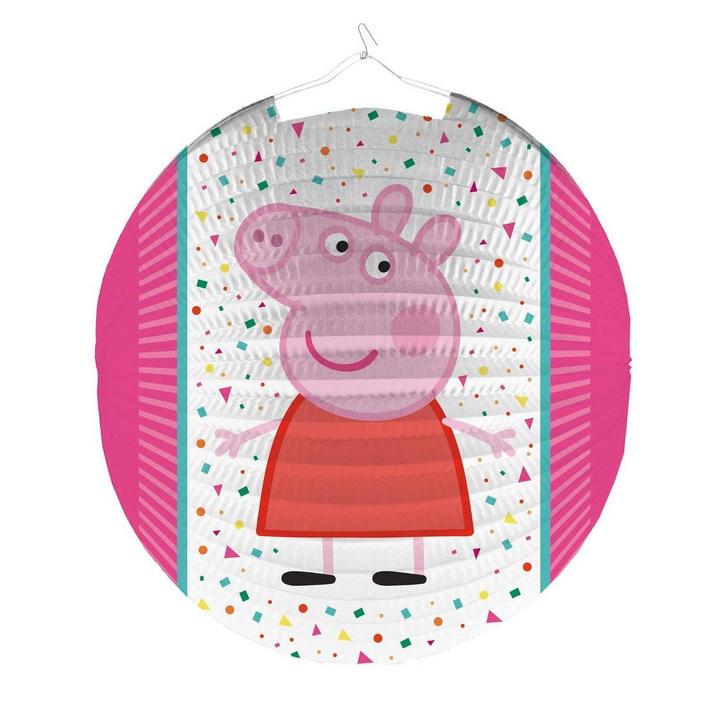 Peppa Pig Lampion Bol 25cm, Hobby en Vrije tijd, Feestartikelen, Nieuw, Verzenden