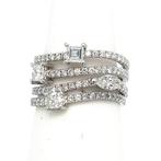 Ring Witgoud Diamant  (Natuurlijk) - Diamant, Bijoux, Sacs & Beauté, Bijoux anciens