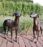 Beeldje - A pair of greyhounds (2) - IJzer (gegoten), Antiek en Kunst