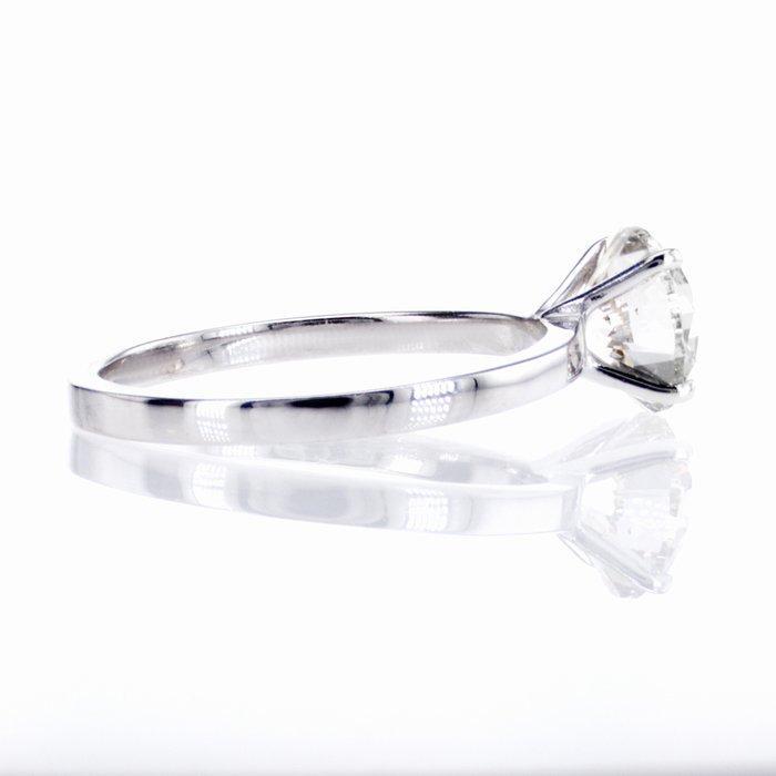 Zonder minimumprijs - Verlovingsring - 14 karaat Witgoud -, Bijoux, Sacs & Beauté, Bijoux anciens