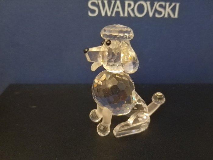 Swarovski - Beeldje - Poodle sitting - 181317 - Box +, Antiek en Kunst, Curiosa en Brocante