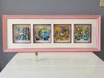 Charles Fazzino (1955) - Cartoon Clinic / Set of 4, Antiek en Kunst, Kunst | Schilderijen | Modern