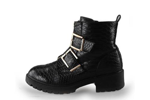 Dolcis Biker boots in maat 36 Zwart | 5% extra korting, Kleding | Dames, Schoenen, Zwart, Zo goed als nieuw, Overige typen, Verzenden