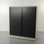 Ahrend roldeurkast, creme, 137 x 120 cm, incl. 3 legborden, Huis en Inrichting, Ophalen of Verzenden, Gebruikt