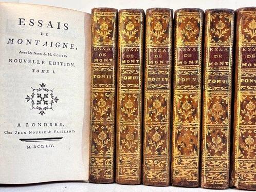 Montaigne / Pierre Coste - Essais de Montaigne, avec les, Antiek en Kunst, Antiek | Boeken en Manuscripten