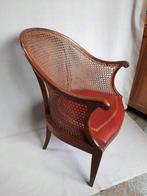 Fauteuil - Fauteuil Hollandais de bureau fin XVIIIe Cuir -