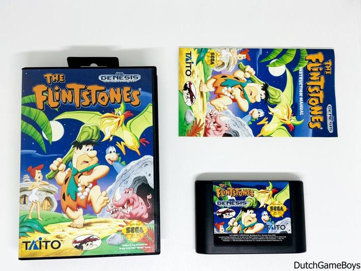 Sega Genesis - The Flintstones, Games en Spelcomputers, Spelcomputers | Sega, Gebruikt, Verzenden