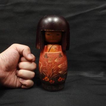 Vintage Creatieve Sosaku Kokeshi  / kokeshi-pop - beschikbaar voor biedingen