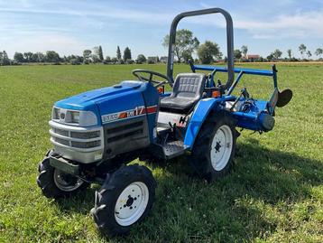 Iseki TM17 Vierwielaangedreven Minitractor met grondfrees