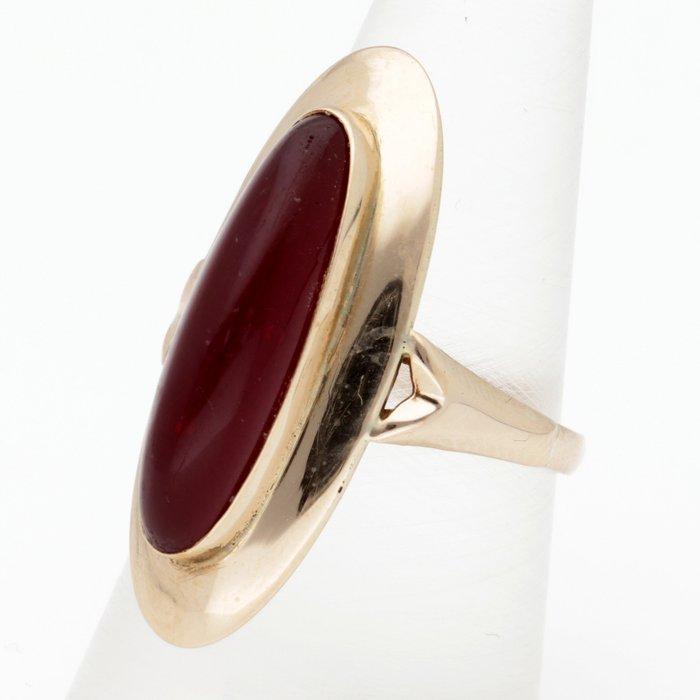 Ring - 14 karaat Geel goud, Handtassen en Accessoires, Ringen