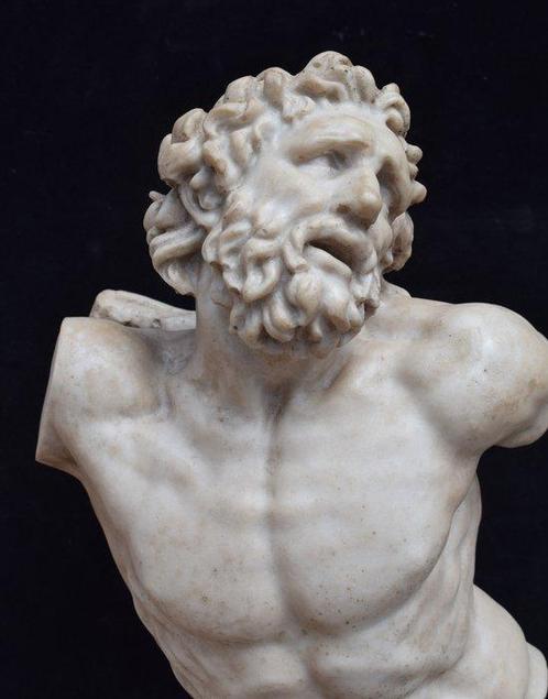 sculptuur, Torso del Laocoonte - 10 kg - 46 cm - Herstel van, Antiek en Kunst, Antiek | Keramiek en Aardewerk
