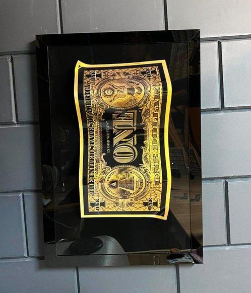 Mike Blackarts - 3D ONE Dollar Plexiglass Artwork, Antiek en Kunst, Kunst | Schilderijen | Modern