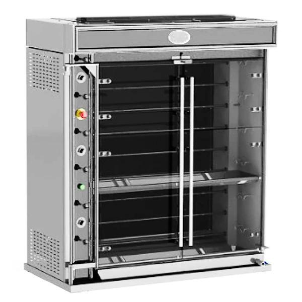 Kippengrill | Elektrisch | 6 Spitten | 36 Kippen | 19.8kW, Zakelijke goederen, Horeca | Keukenapparatuur, Nieuw in verpakking