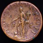 Empire romain. Trajan (98-117 apr. J.-C.). Sestertius Rome, Postzegels en Munten