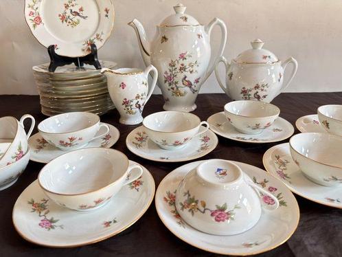 Limoges, P.L.Véritable Porcelaine - Service à petit déjeuner, Antiek en Kunst, Antiek | Meubels | Tafels