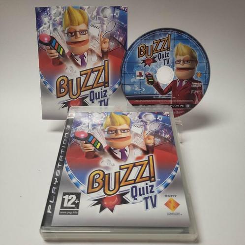 Buzz! Quiz Tv Playstation 3, Games en Spelcomputers, Games | Sony PlayStation 3, Zo goed als nieuw, Ophalen of Verzenden