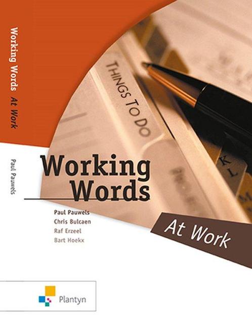 Working Words: At Work / Vast Boek / Working Words Pauwels, Boeken, Schoolboeken, Gelezen, Verzenden