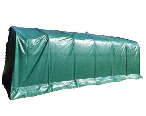 Ambisphere | Carport 3,30 x 4,80m PVC DONKERGROEN, Tuin en Terras, Partytenten, Partytent, Nieuw