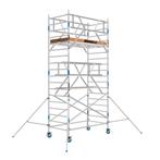 Basic rolsteiger 135 x 6,2m WH AGS-voorloopleuning Dubbel, Verzenden, Nieuw, Rolsteiger of Kamersteiger, 5 meter of hoger