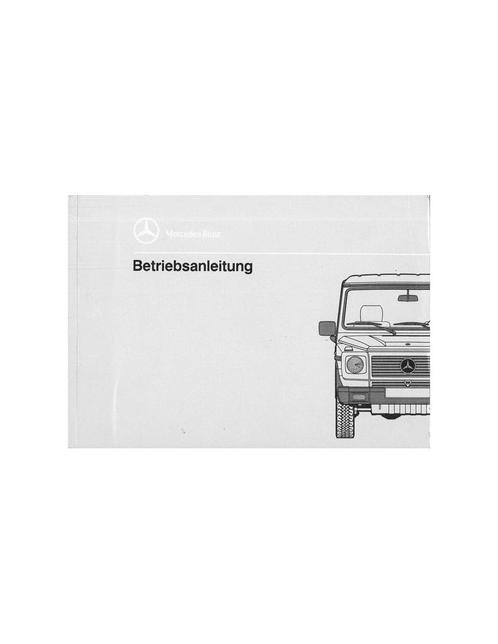 1991 MERCEDES BENZ G GD KLASSE INSTRUCTIEBOEKJE DUITS, Auto diversen, Handleidingen en Instructieboekjes, Ophalen of Verzenden